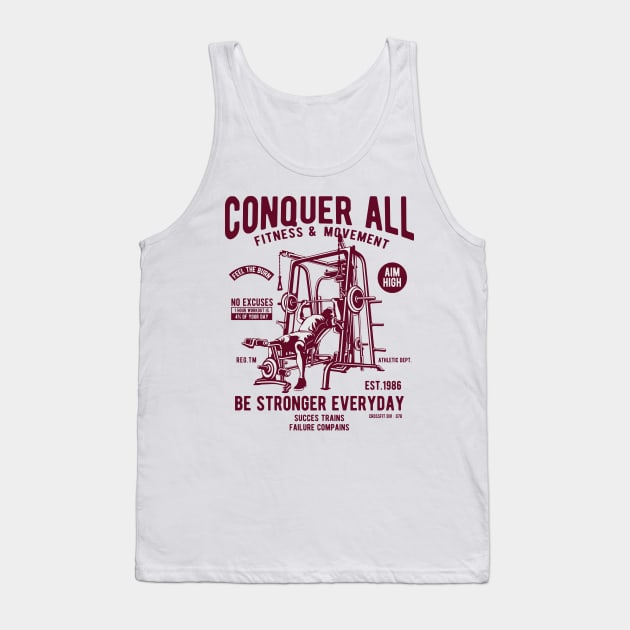 Be Stronger every day! Tank Top by RaptureMerch
